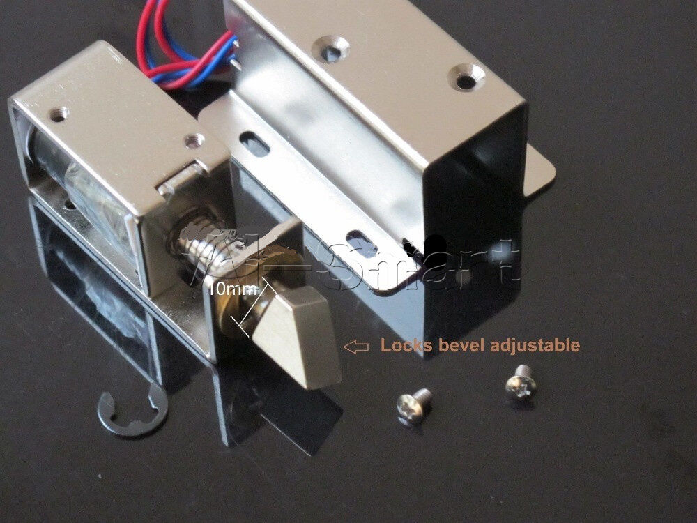 Assembly Electric Solenoid Lock Tongue Upward for Door Cabinet Drawer DC12V 0.6A