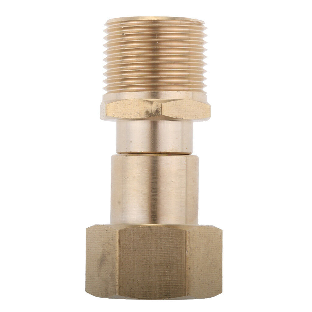 Pressure Washer Swivels Brass Hose Coupling Connector Tool 20mm M to 22mm F
