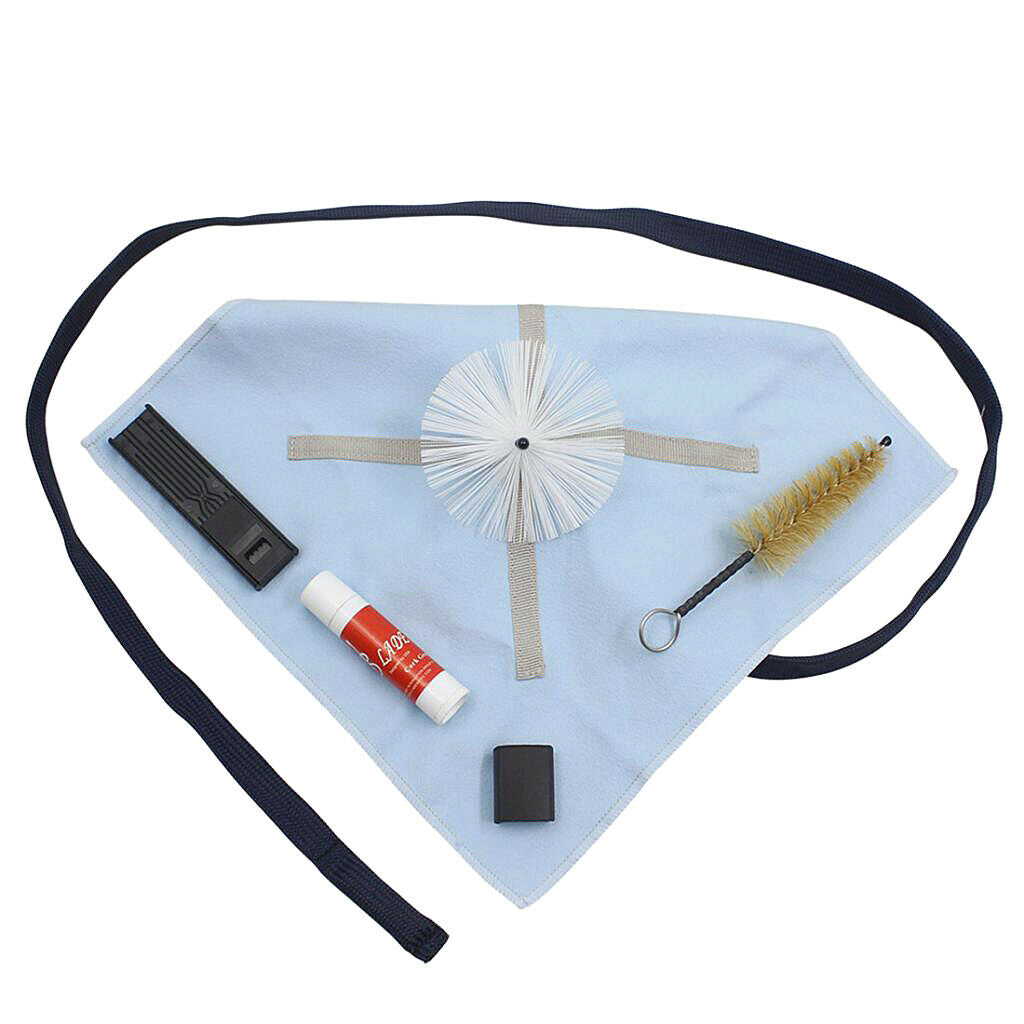 Saxophone Cleaning Kit Cloth Cork Grease Thumb Rest Brush Reed Clip Tool