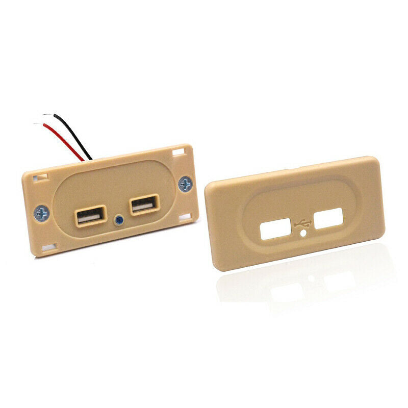 4.8A RV Bus Double USB Car Charging Cell Mobile Phone Charger Adapter For Yacht