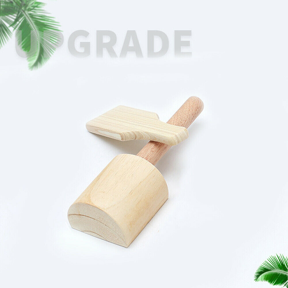 2x Wooden Clay Paddle Handmade for Pottery DIY Hobbies Art Crafts Supplies