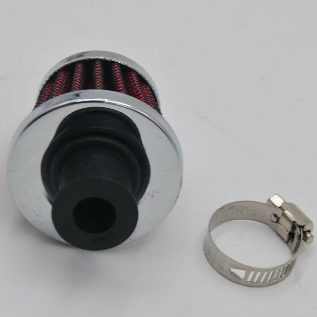 12mm Air Intake Filter Kit Crank Case Vent Cover Breather High Quality
