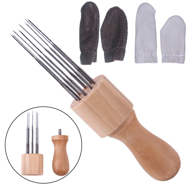 Felting Needles Wool Felt Tools with Eight Needles Tool Craft Solid finge.l8
