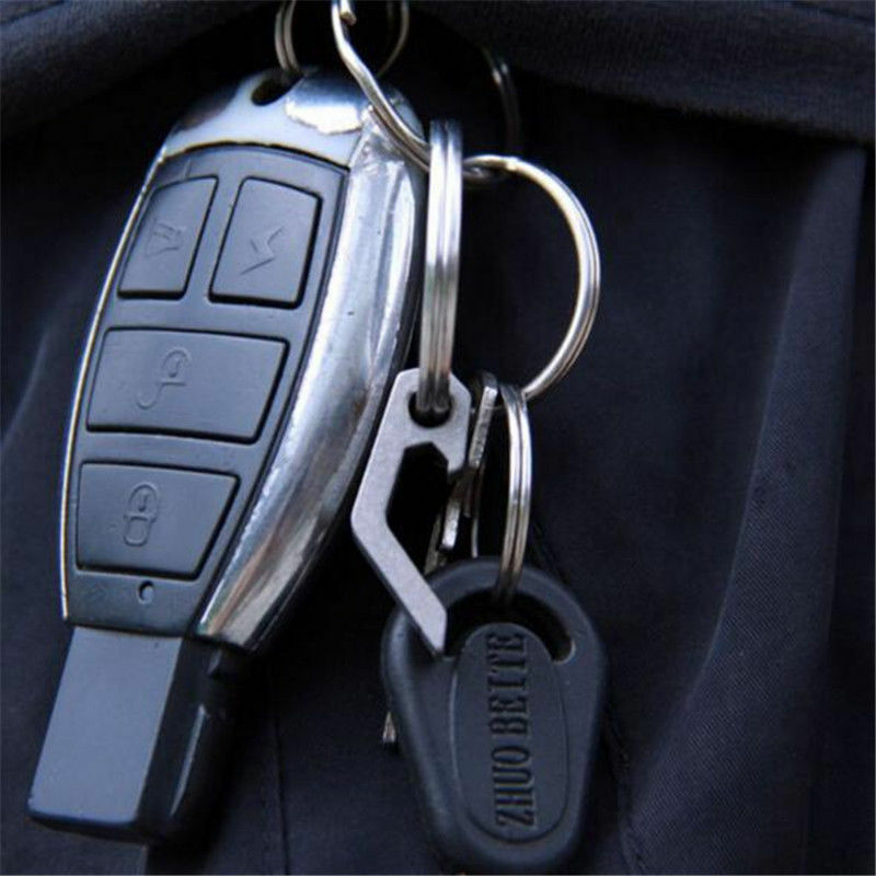 Bottle Mini Tool EDC Opener Screwdriver Multifunction Outdoor Keychain Keyring