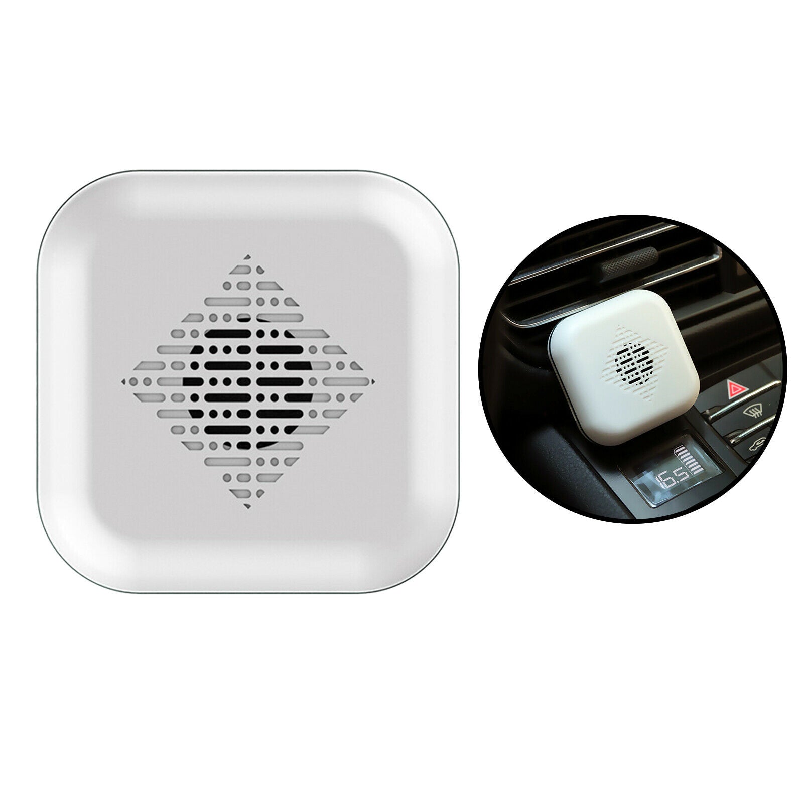 Portable Aromatherapy Diffuser Aroma Diffuser USB for Car Home Bedroom White