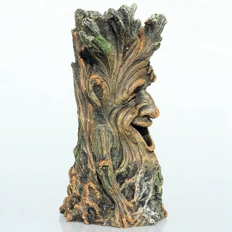 Aquarium Wood Tree Man Decoration Ornaments Fish Shrimp Shelter Fish Tank LaG7K7