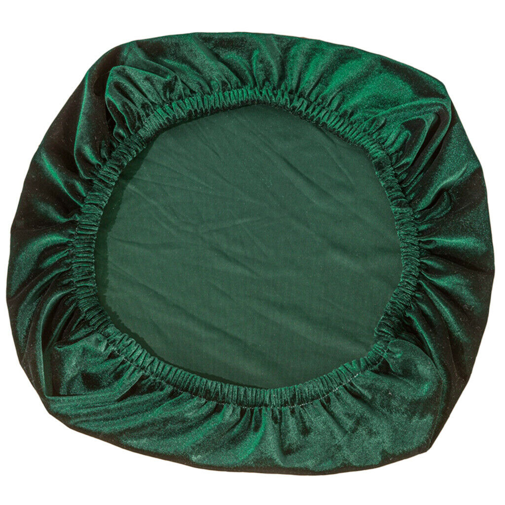 2x Stretch Velvet Chair Covers Seating Slipcovers Protector Decor Green