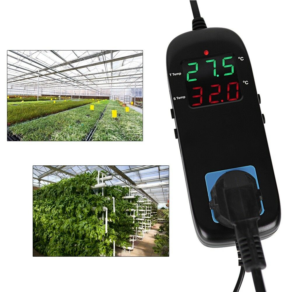 MH-2000 Digital Fish Tank Temperature Controller Thermostat Regulator EU plug