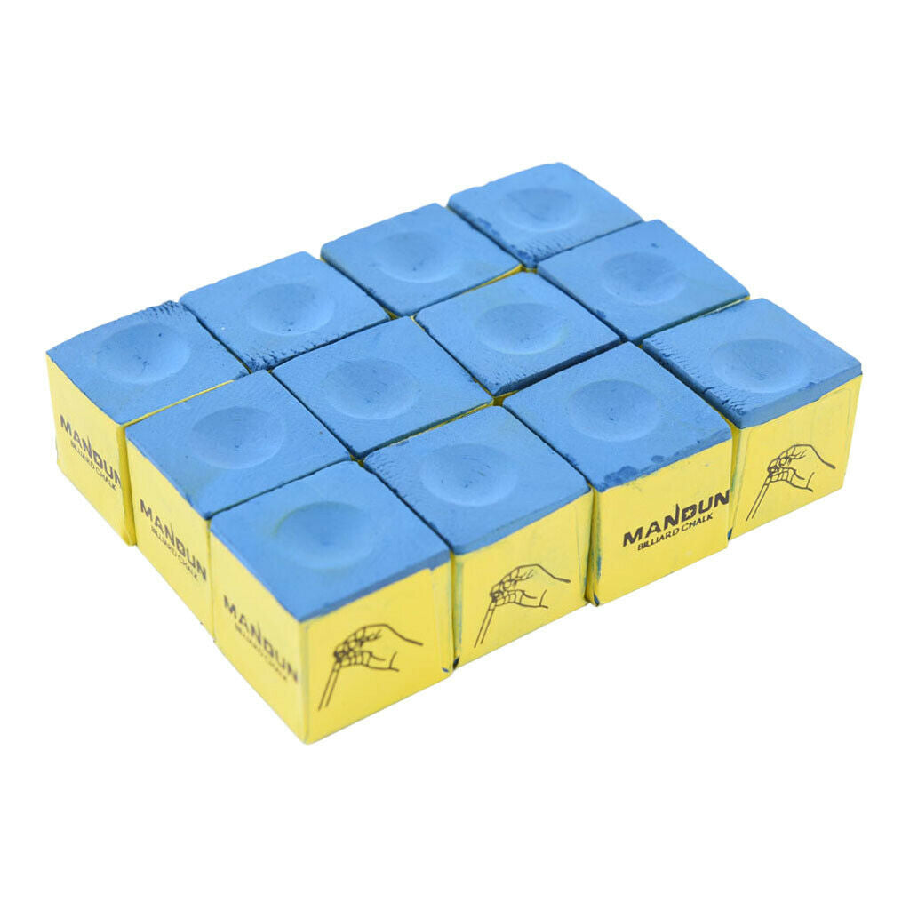 One Dozen Billiard Snooker Pool Cue Chalk Giveaways Gift for Cue Clubs