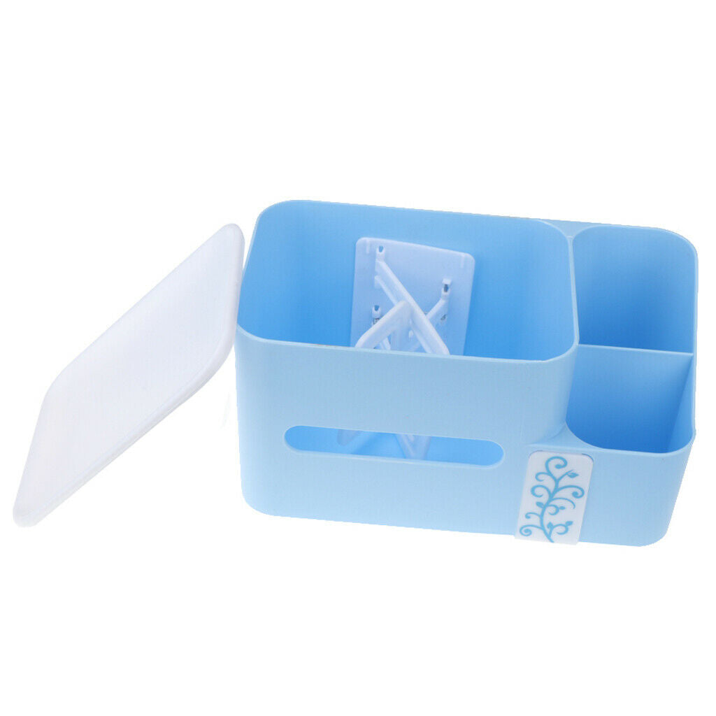 Napkin Holder Remote Control Plastic Storage Box Home Office Desk Tissue Box