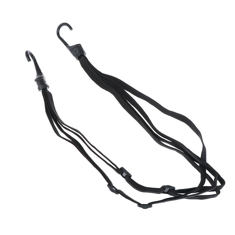 2 Hooks Motorcycle Helmet Straps Luggage Retractable Elastic Rope Fixed S.l8