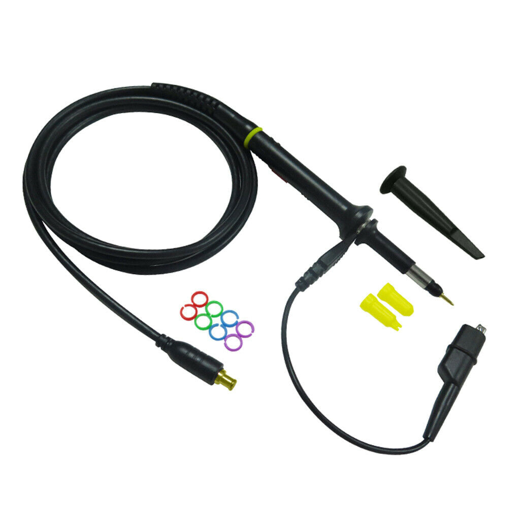 60MHz x1-amp-x10 Black Oscilloscope Clip Probes for MCX-Probe digital