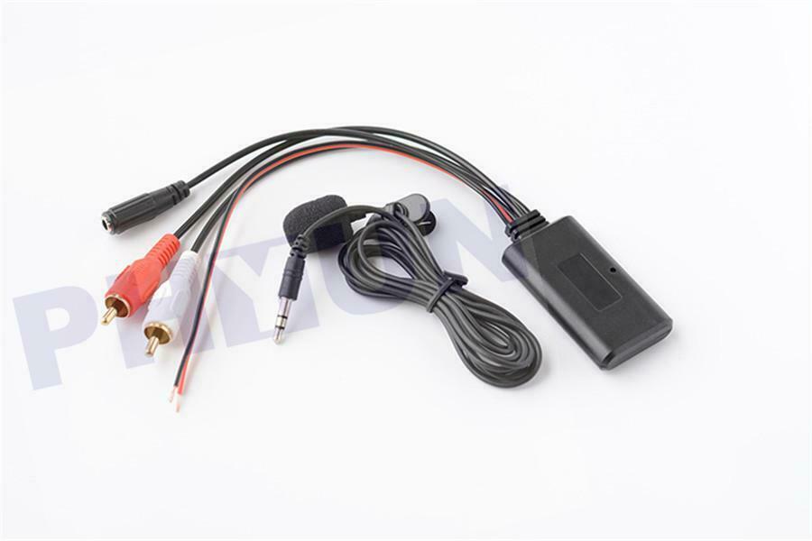 2RCA BT Wireless Connection Adapter Bluetooth AUX Music + MIC BT Phone Universal