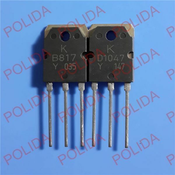5pairs or 10PCS Transistor KEC TO-3P KTB817/KTD1047 2SB817/2SD1047 B817/D1047