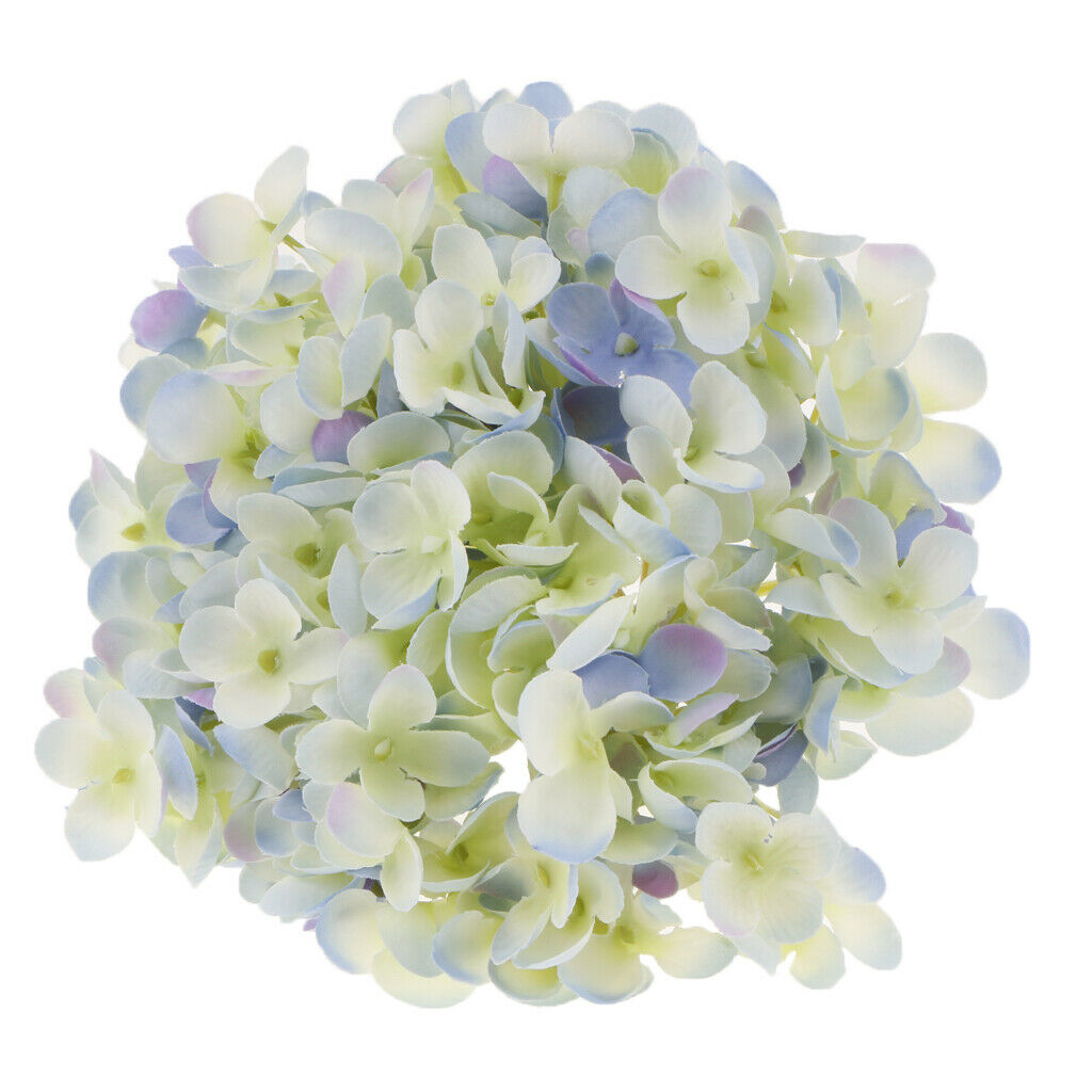 Artificial Hydrangea Silk Flower Flower Arrangements Green and Purple