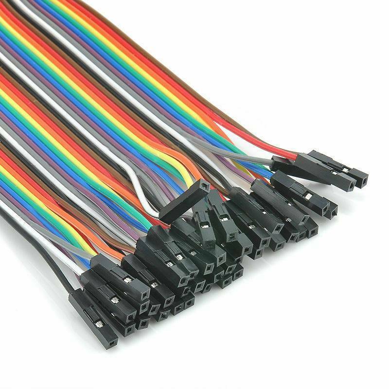 40pcs Dupont Male to Male 20cm Breadboard Jumper Wire Cable For Arduino Pi cp