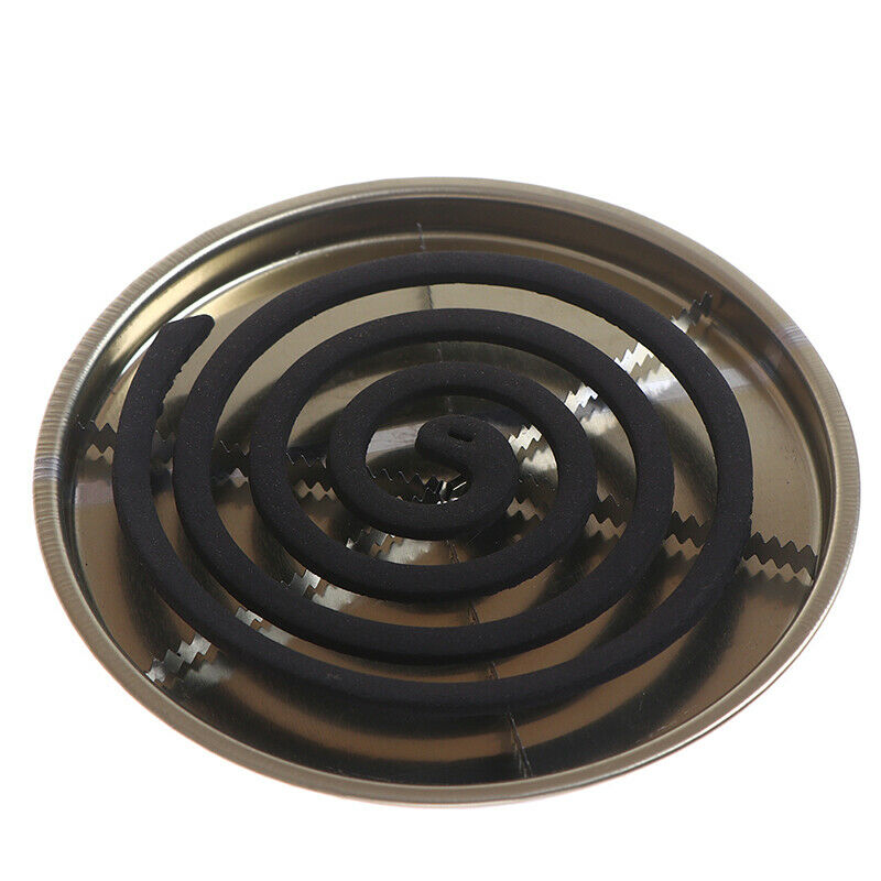 1pcs Portable Metal Sawtooth Mosquito Coils Holder Saft Mosquito Coil Tr.l8