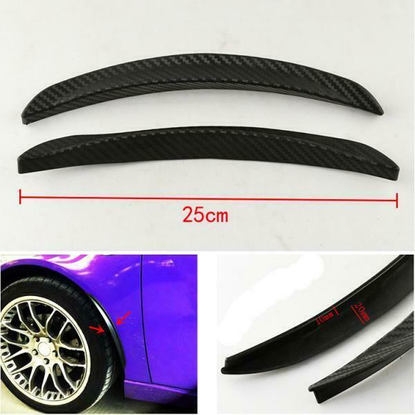1 Pair Car Wheel Arch Trim  Flare Eyebrow Protector Rubber Strip