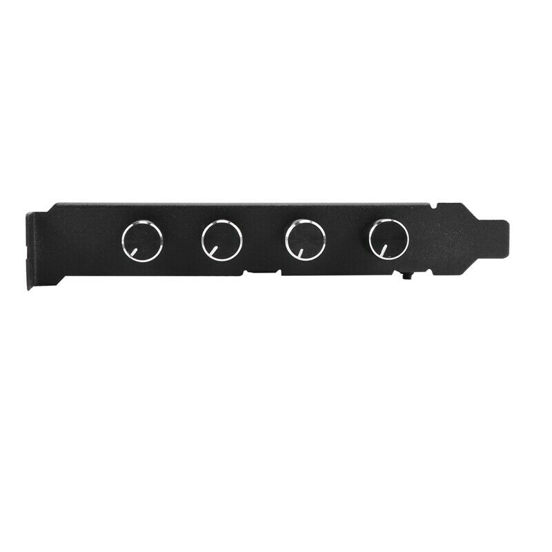 Pc 8 Channels Fan Hub 4 Knob Cooling Fan Speed Controller For Cpu Case d Vga PU8