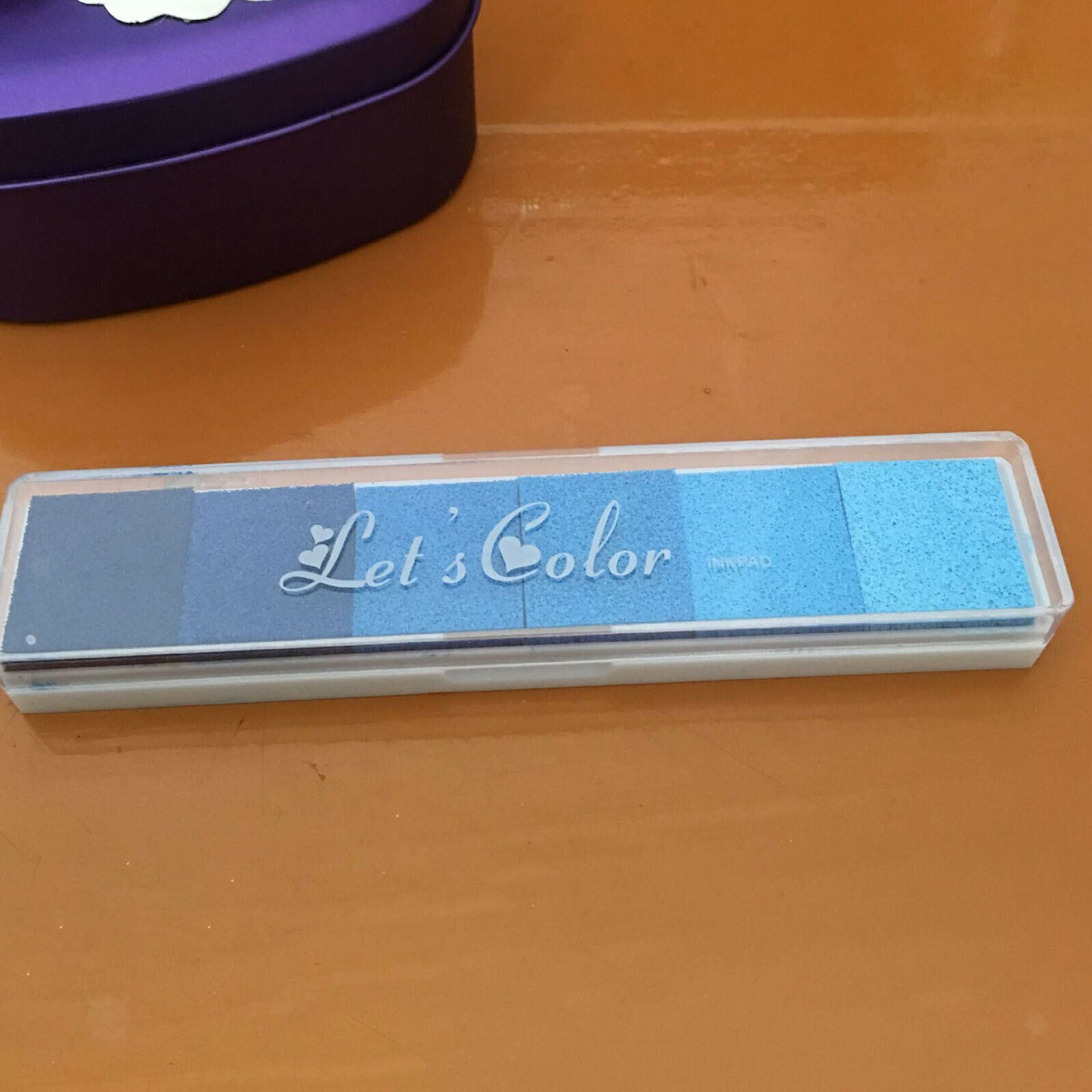 Ink Pad Stamps Colorful Craft Non Toxic Multicolor for Finger Print Painting