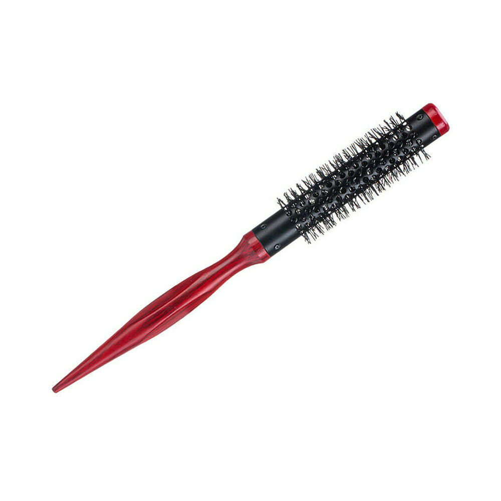 2pcs Small Round Hair Brush Ceramic Thermal Barrel Brush for Hair Styling Blow