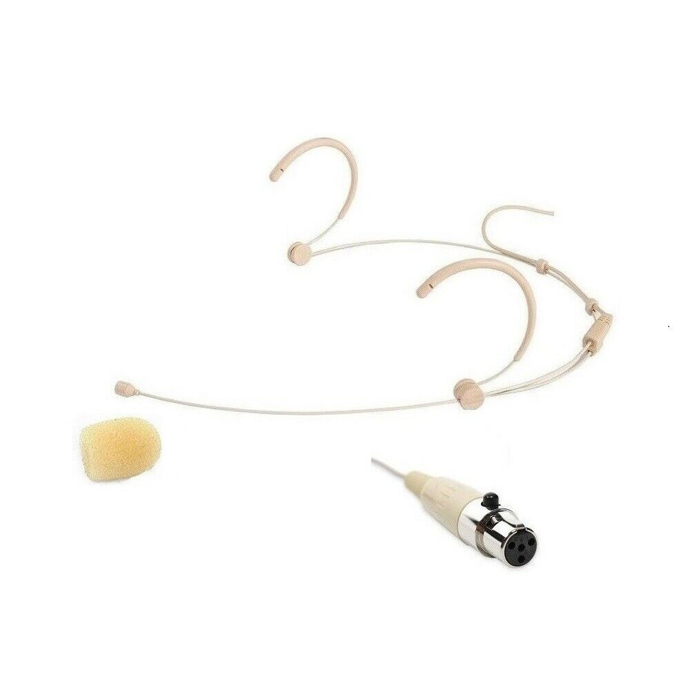 Professional Headset Microphones TA4F XRL for Shure Wireless Microphone Systems
