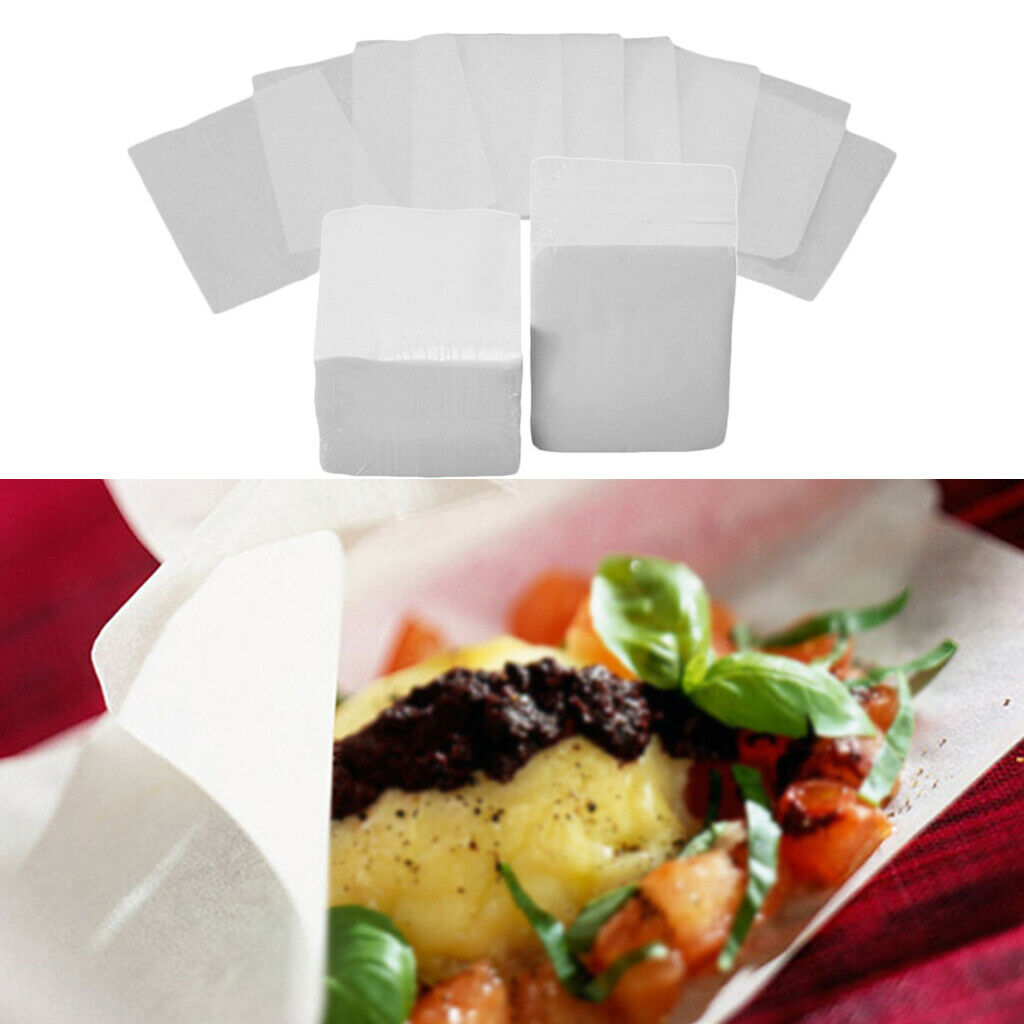 1000Pieces Round Steaming Papers Dumpling Steamed Bun Pastry Mat for Hotel