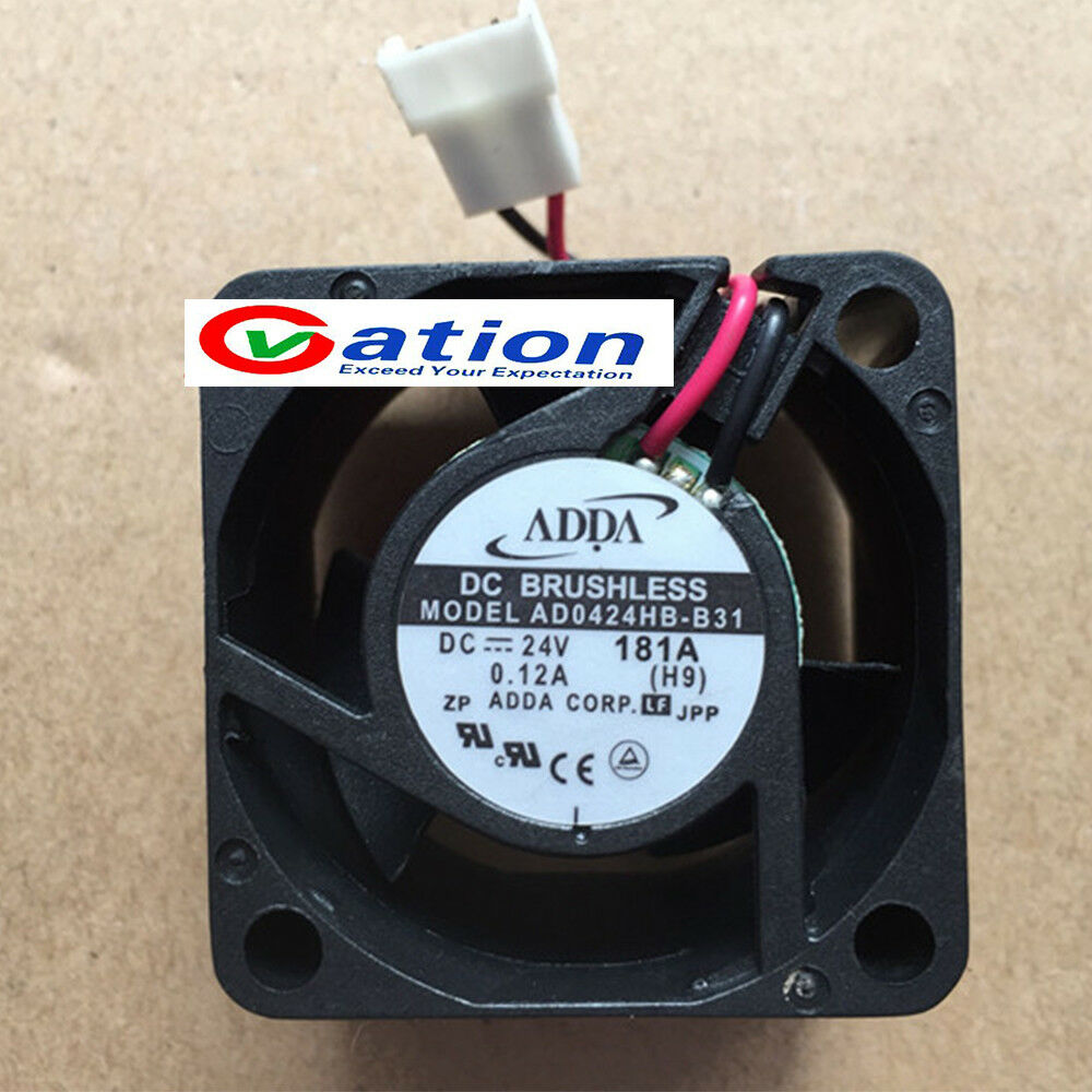 For ADDA AD0424HB-B31 4028 0.12A 24V 2 wire inverter fan