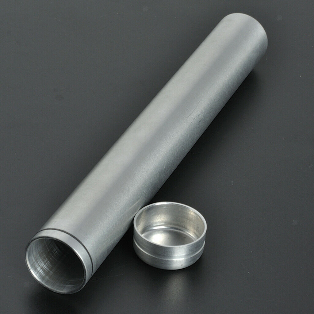 Classic Aluminum Travel Cigar Tube Humidor Holder Cigar Case