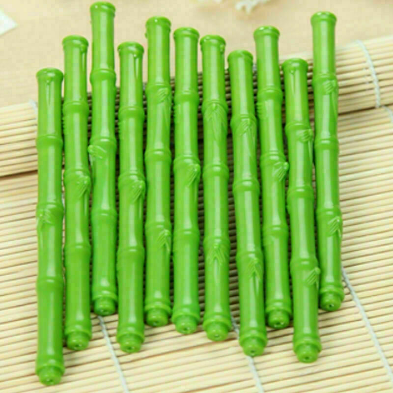 Vogue 2Pcs Bamboo Ballpoint Pen Office Accessories Pens Cute Student Pen School