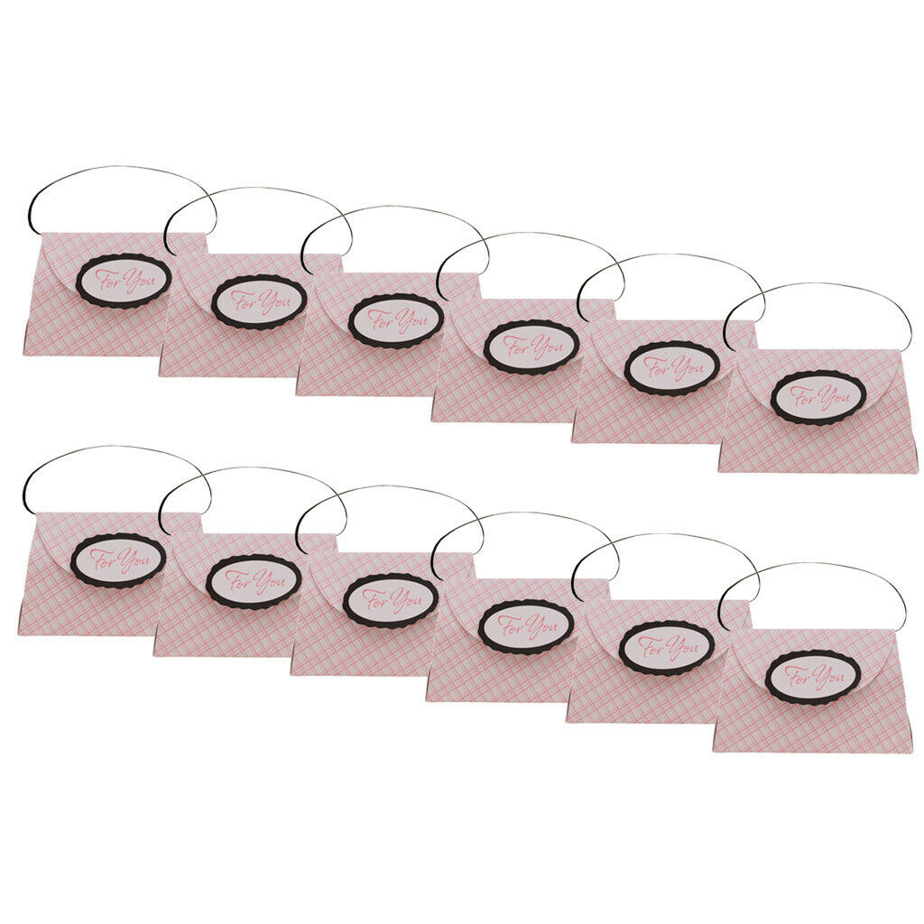 12PCS Elegant Paper Boxes Girl Shower Wedding Favor Candy Gift Party Supply
