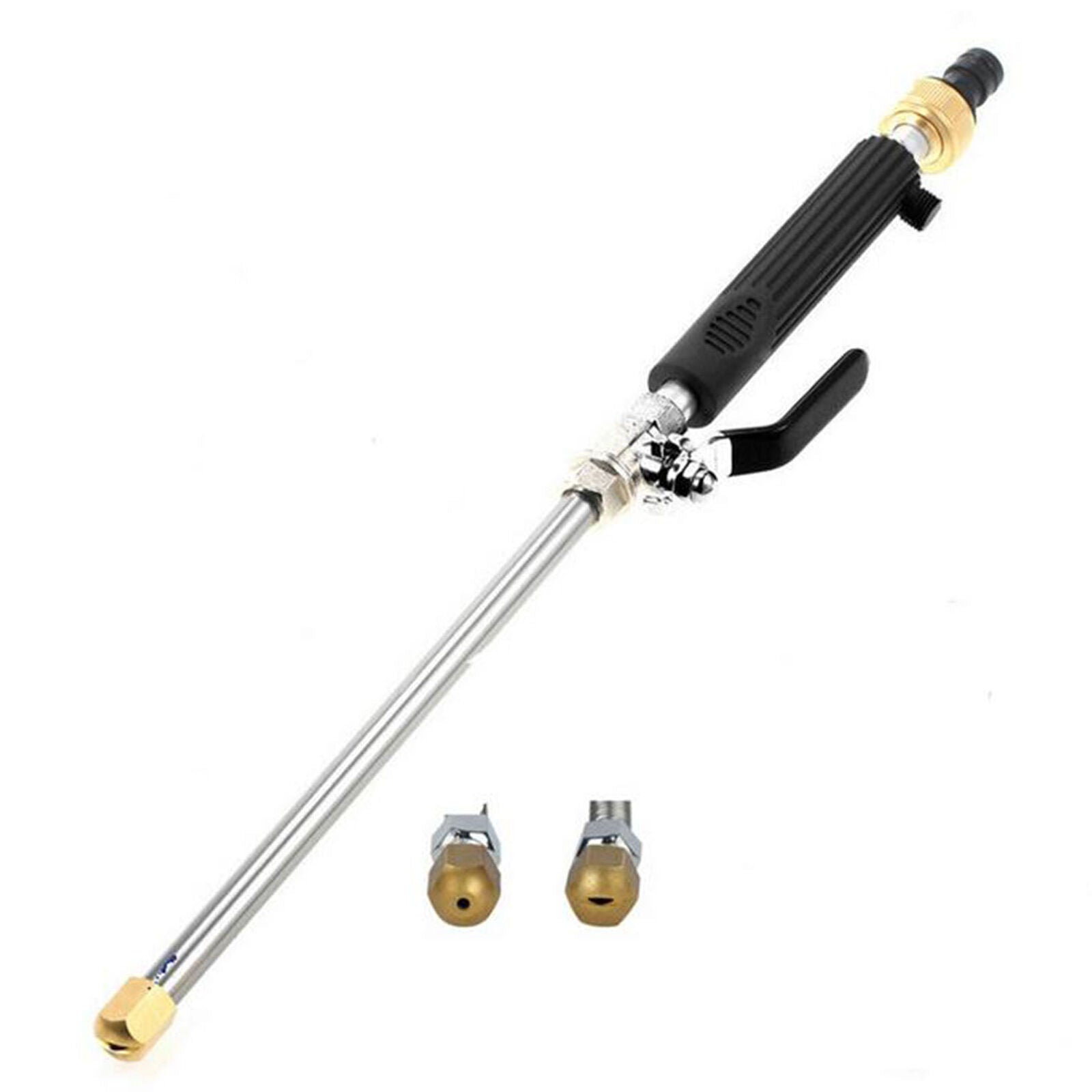 High Pressure Water Spray Gun Brass Nozzle Garden Hose Pipe Car Wash Washing