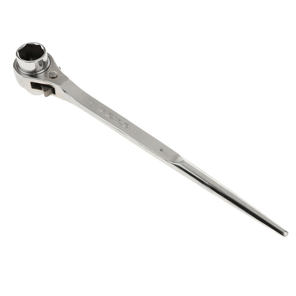 Ratcheting Socket Wrench Hand Tool Podger Hexagon Ratchet Spanner 19mm-22mm