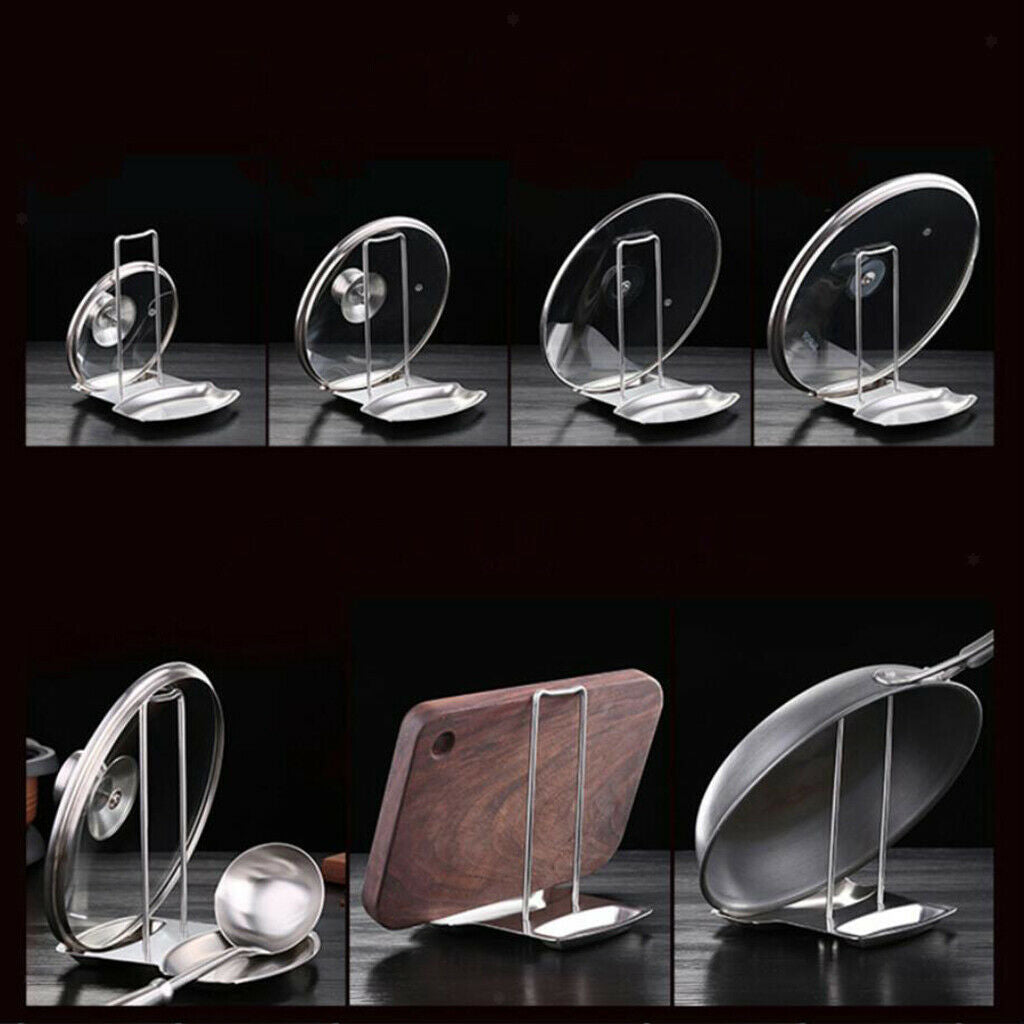 Pan Cover Lid Rack Stove Organizer Home Storage Shelf Gadgets Decoration