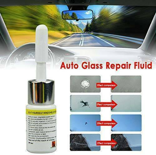 2xAutomotive Glass Nano Repair Fluid- Auto Front Car Windshield Crack Repair Kit