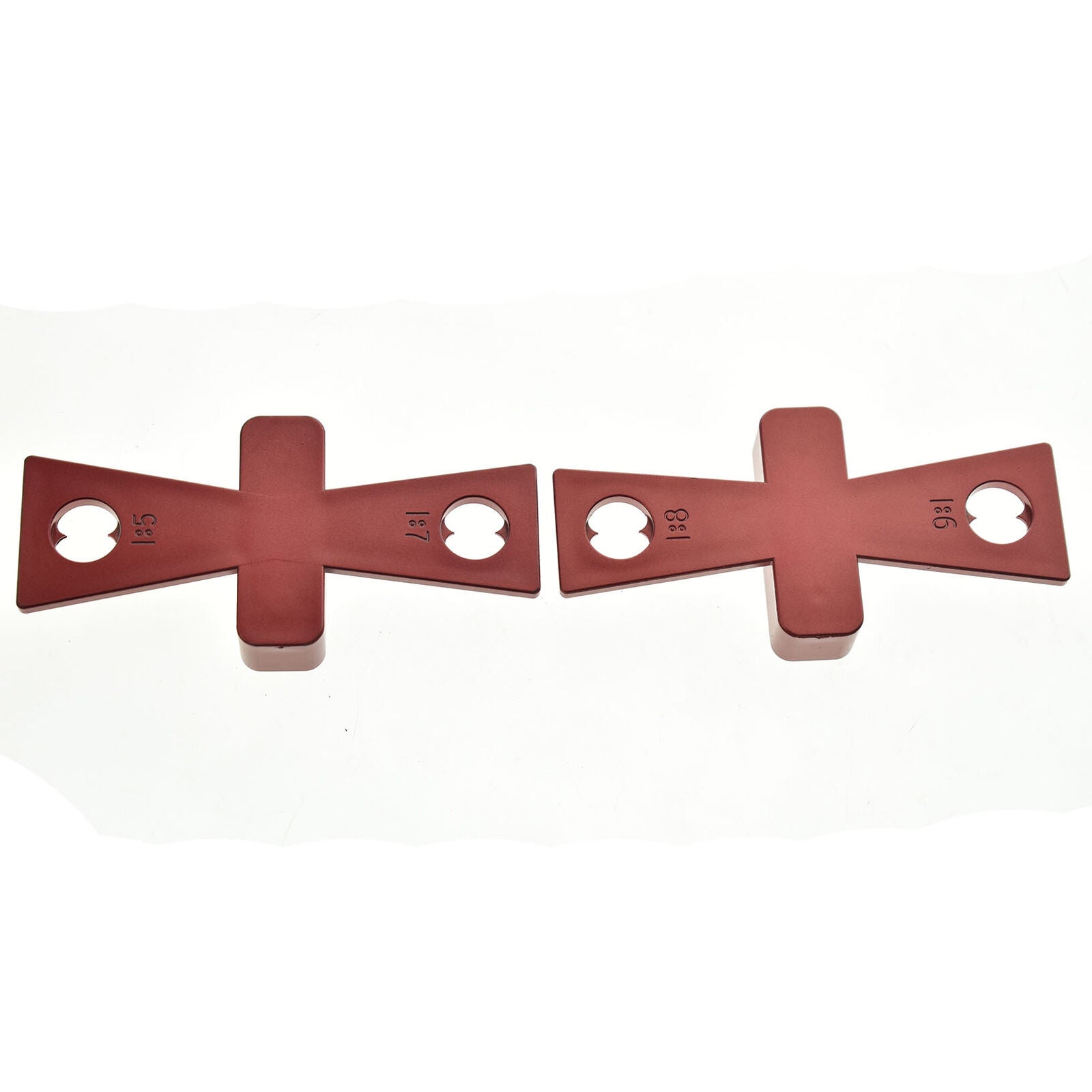 2pcs DIY Ruler Woodworking Dovetail Marker Hand Cut Wood Joints Gauge Guide Tool