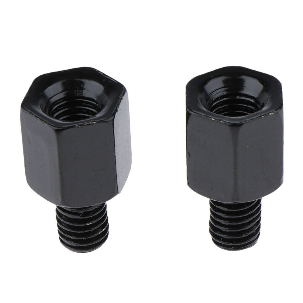 Scooter Motorcycle Rearview Mirror Side Mirror Left 8mm Right 8mm Adapter