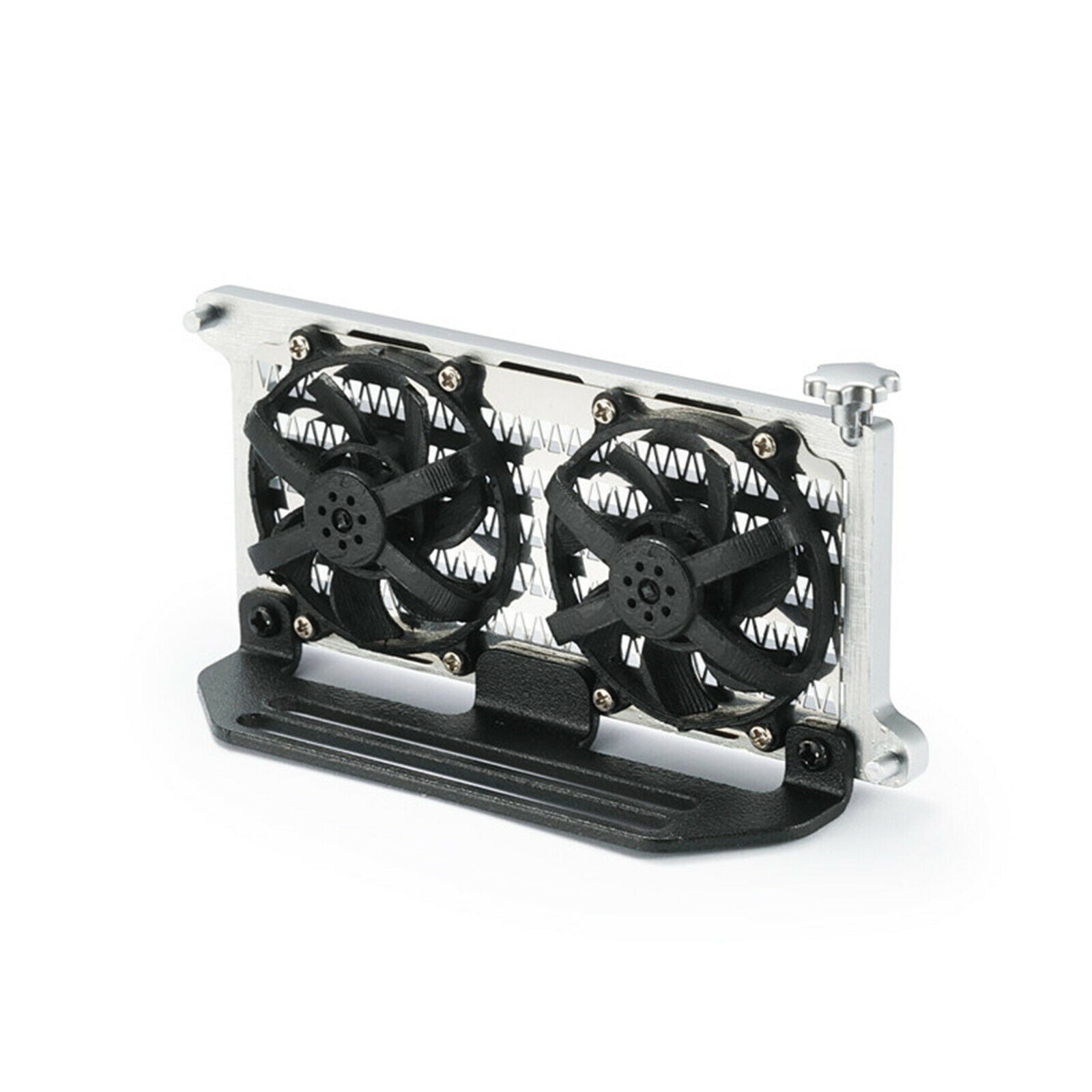 Metal Cooling Water Tank w/ Fan for 1/10 TRX-4 TRX-6 Wrangler V8 RC Crawler Car