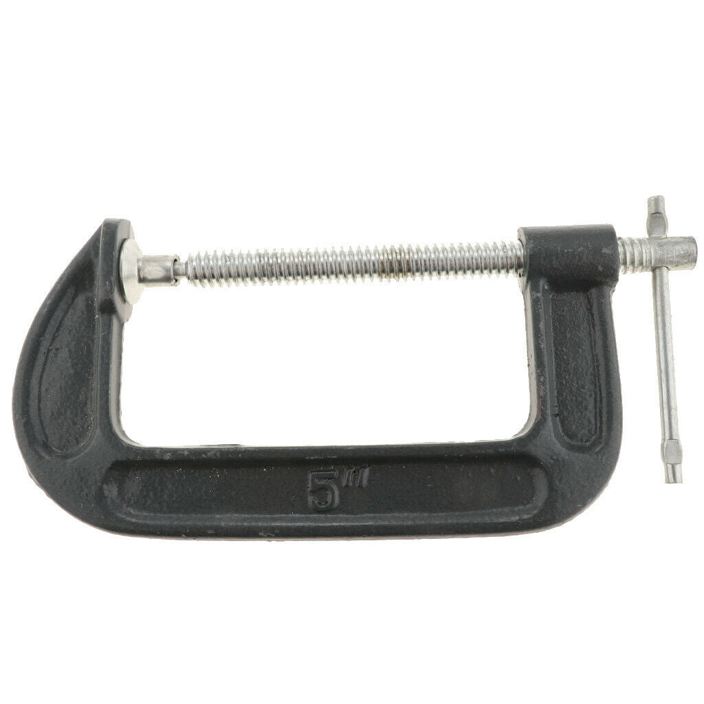Heavy Duty Malleable Iron G-Clamp Vice Quick Grip C-Clamp Woodworking 5 Inch