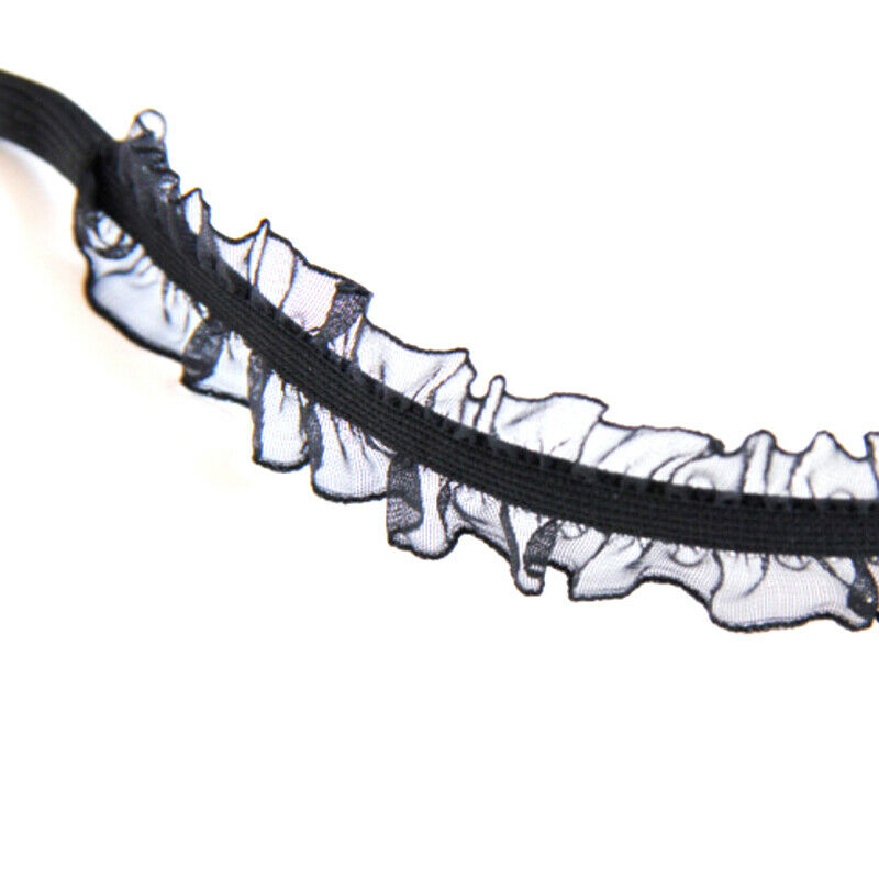 Headband Gothic Halloween Black Felt Spider Web Lace Crown Costume Ball Ha.l8