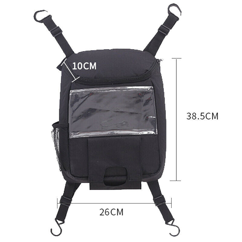 Car Seat Back Waterproof Hanging Bag Second Row Multifunction Storage Universal