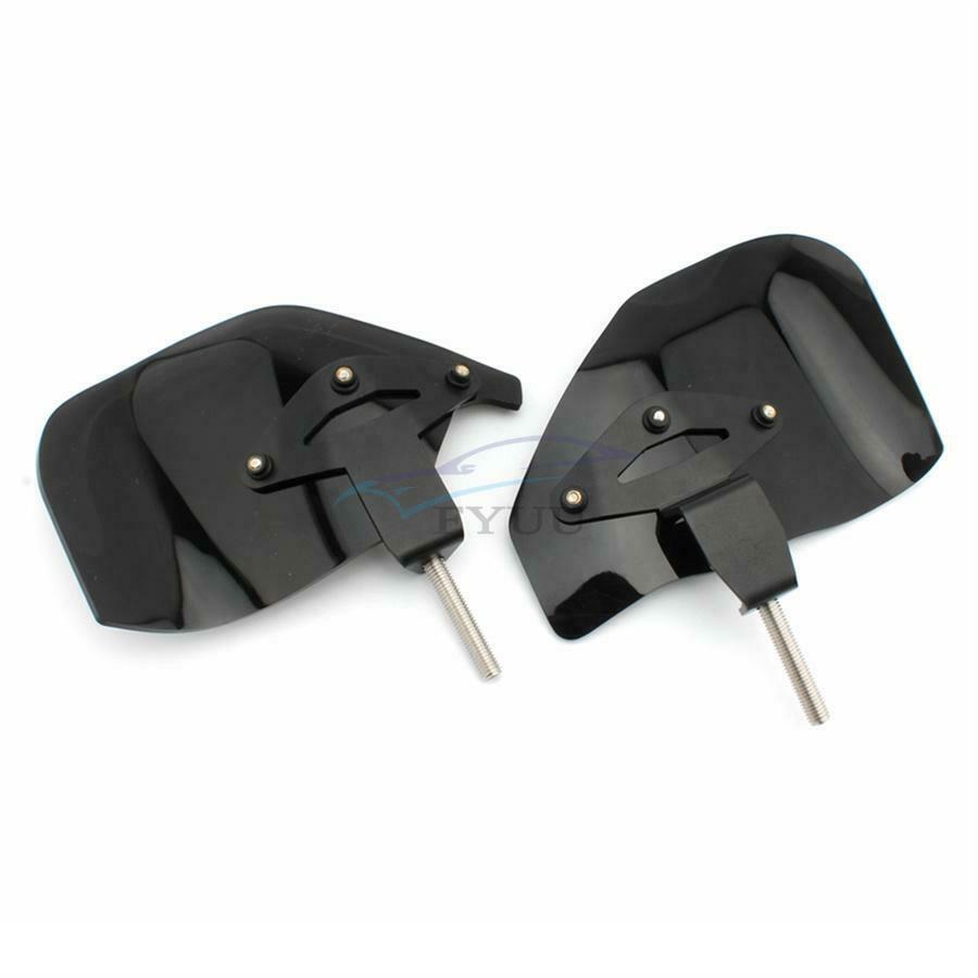 2 × Black ABS Motorcycle Feet Protectors For BMW R1200GS LC /Adventure 2013-2020