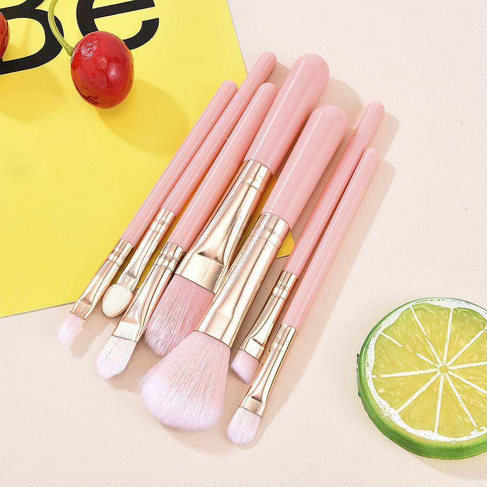 7x Kabuki Make-up Brush Foundation Blusher Face Powder Brushes Pencil Brush