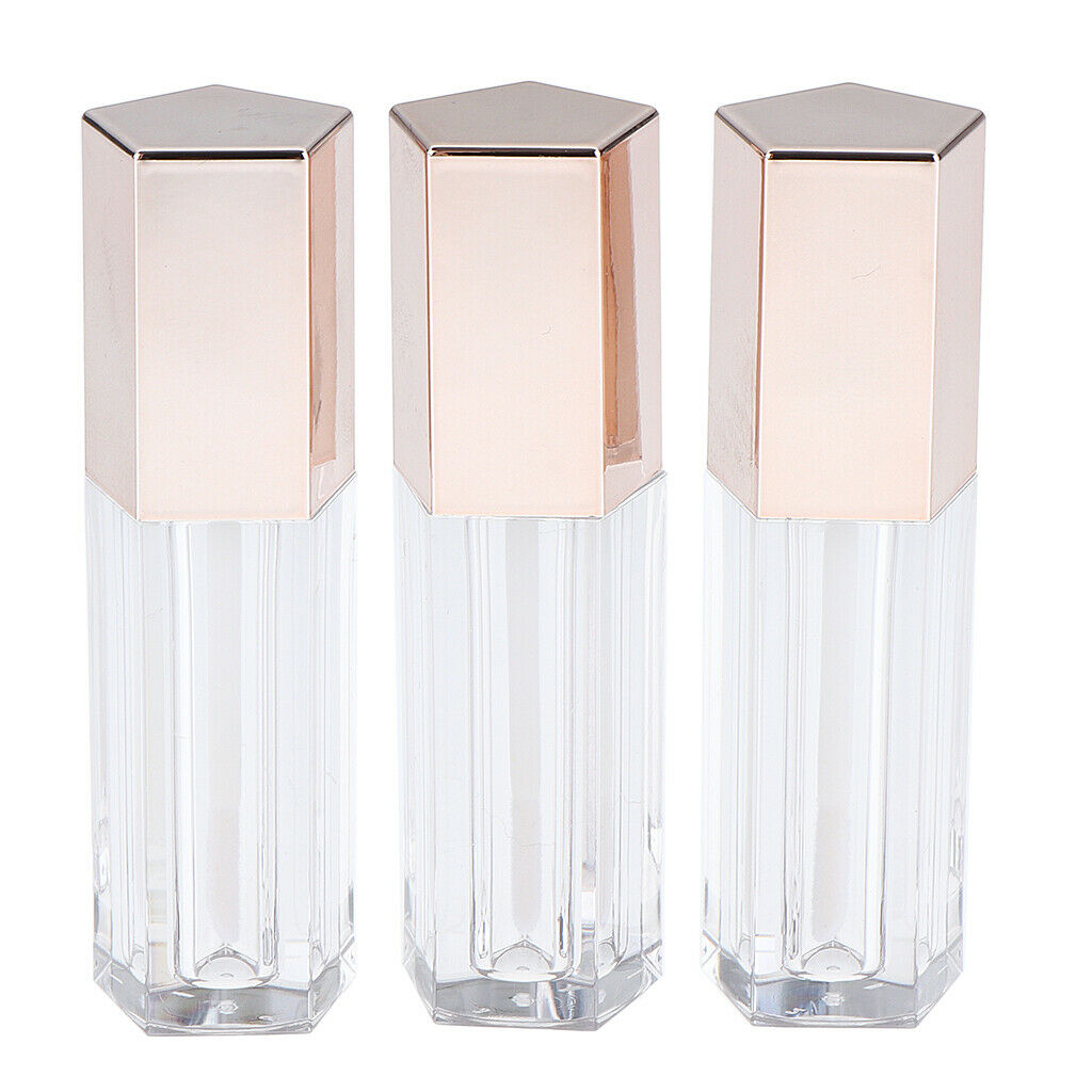 9 Pieces 5ml Cosmetic Container Lipstick Bottle Oil Tube Lip Balm Case