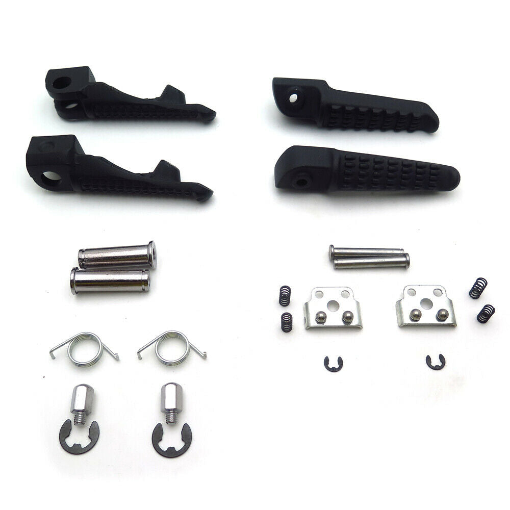 Front Rear FootPegs FOR Kawasaki ZX10R 04-11 ZX6R 03-11