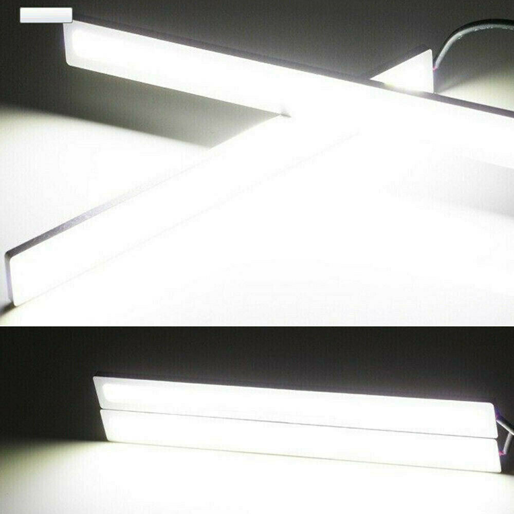 6x 12V LED Car Interior White Strip Lights Bar Lamp Waterproof Car Caravan Decor