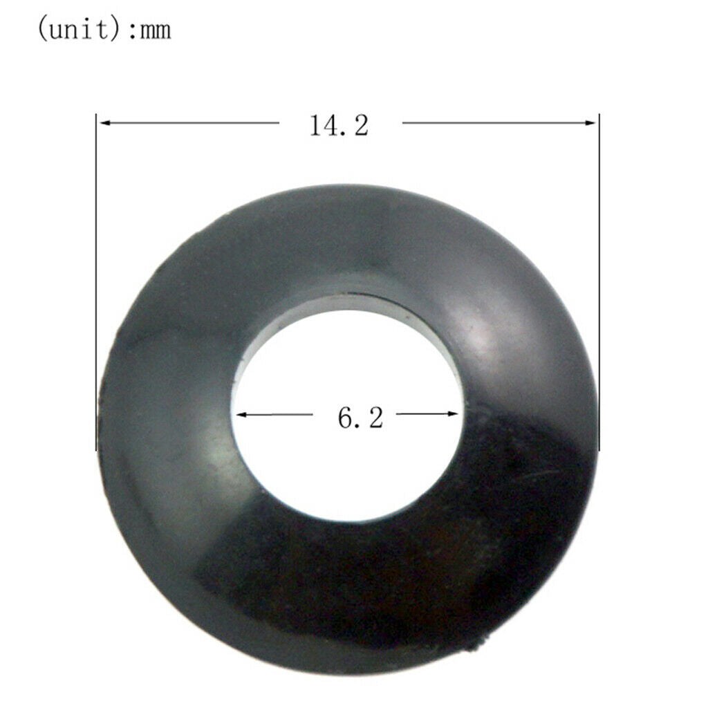 6 Pcs Washers Ferrules Gaskets for Open Semi-Closed Equipment Tunings Peg Key