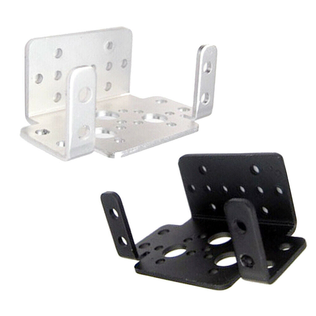 2pcs Multi-function Steering Gear Bracket 995 Servo Accessories Black