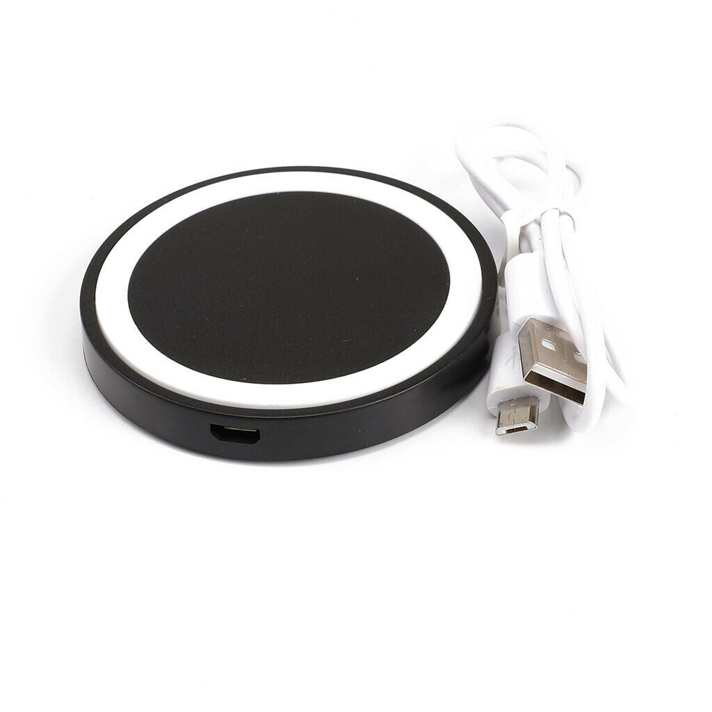 Qi Certified Wireless Charger for Cell Phone Wireless Charging Pad Black
