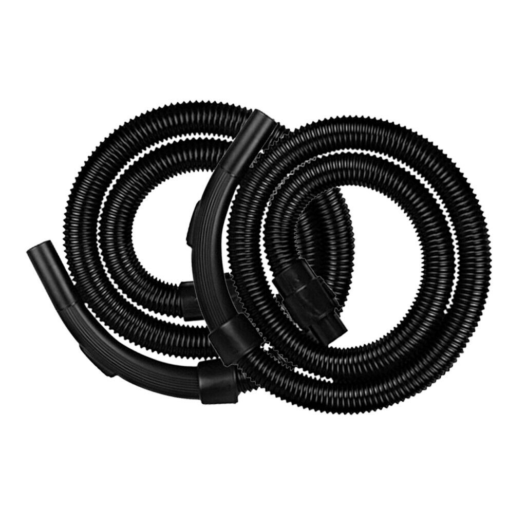 2pcs Vacuum Cleaner Hose Attachments Hose Suction Tube Nozzle Extension,Black